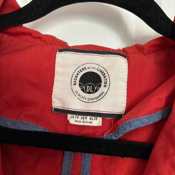 Red Hooded Jacket by Anthropologie - Picture 5 of 5